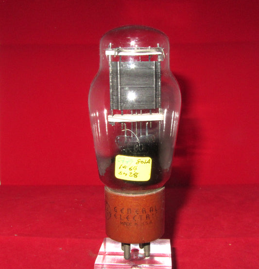 801A, GENERAL ELECTRIC, 3 RIB CHARCOAL ANODE, BROWN BASE