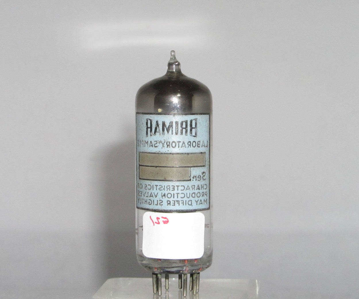 BRIMAR, EX DEVELOPMENT LAB, SAMPLE VALVE,B9A BASE