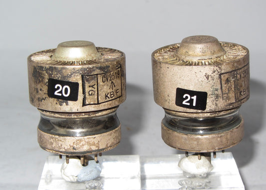 CV2518, PAIR OF  MIL SPEC, STC, 4X150A,  QV1-150A, SV-4X150A, 1967 MANUFACTURE