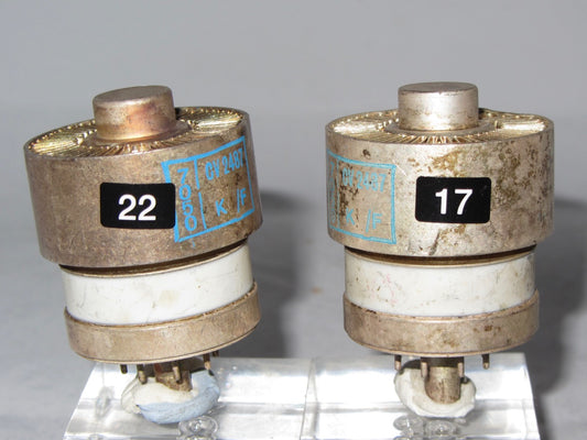 CV2487, PAIR OF  MIL SPEC, STC, 4X250B, QV2-250B, 1970 MANUFACTURE