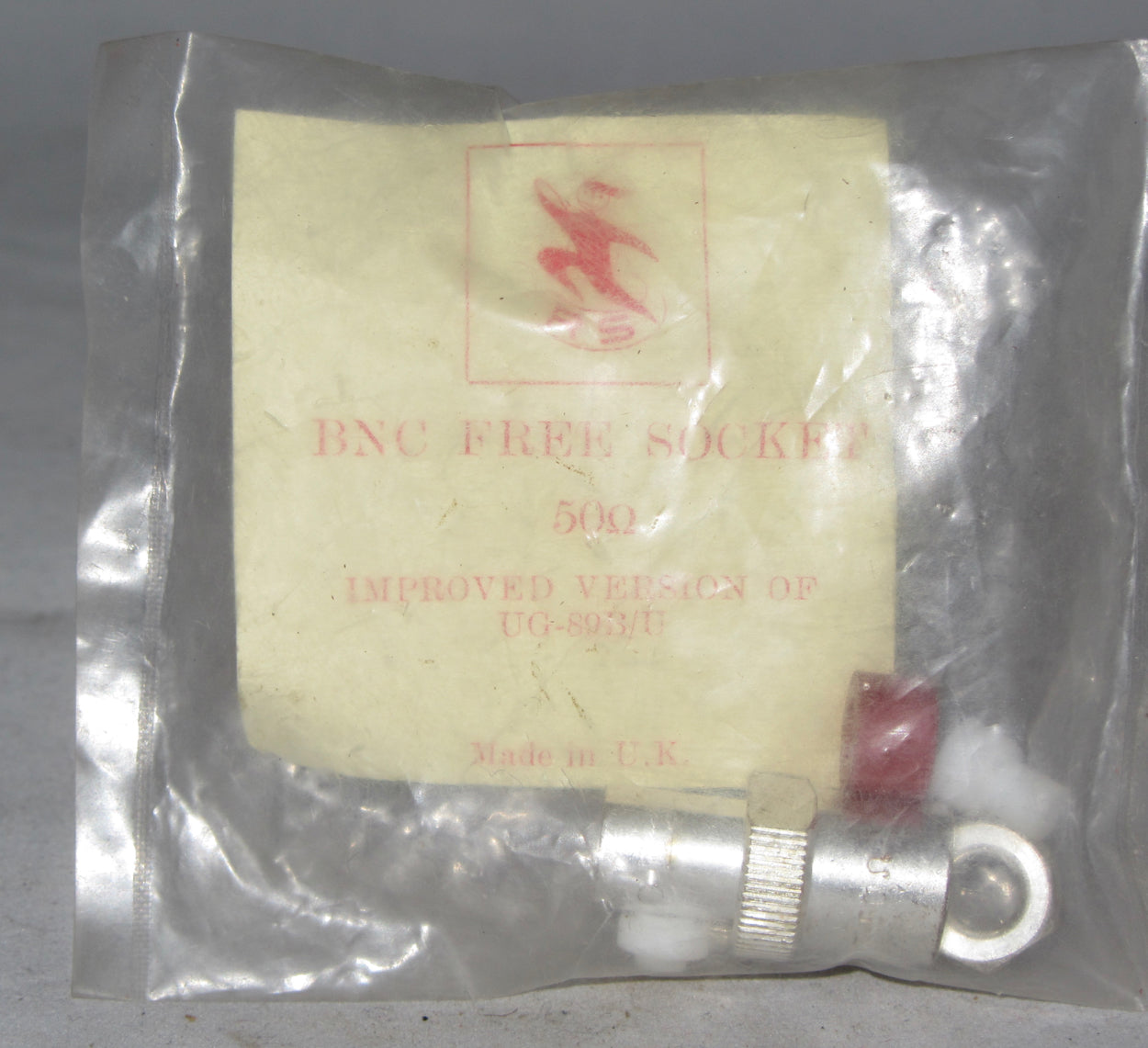 Connector, coaxial, Miniature BNC, free socket, 50 Ohm, RS