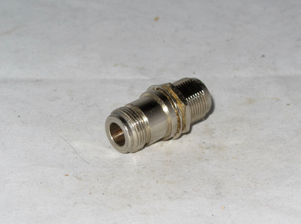 N-Type Female To Female Adaptor, O-Ring Weatherproof, Bulkhead Mount