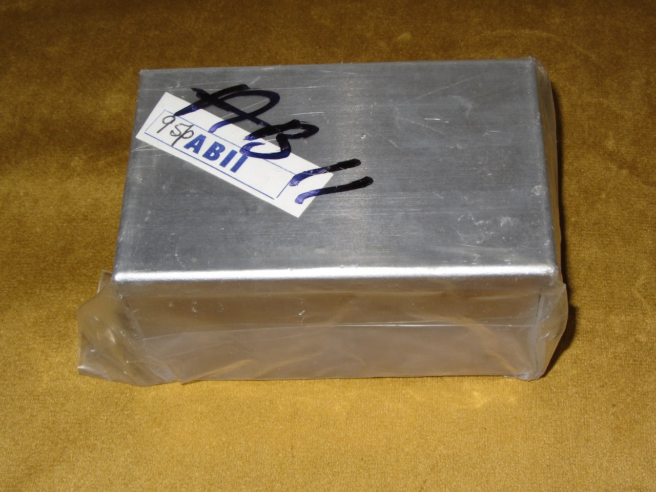 ALUMINIUM ELECTRONICS PROJECT BOX, 10.5cm X 7.5cm X 4cm, BY NORMAN ROSE, TYPE AB11