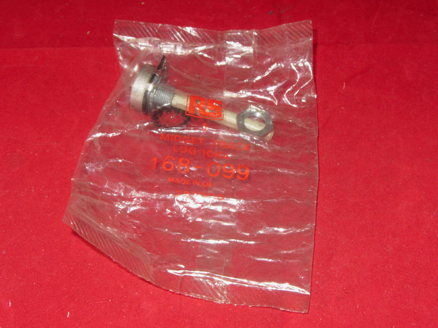 NEUTRAL, Potentiometer, Midget Track, LOG 10K, 168-099, RS Components