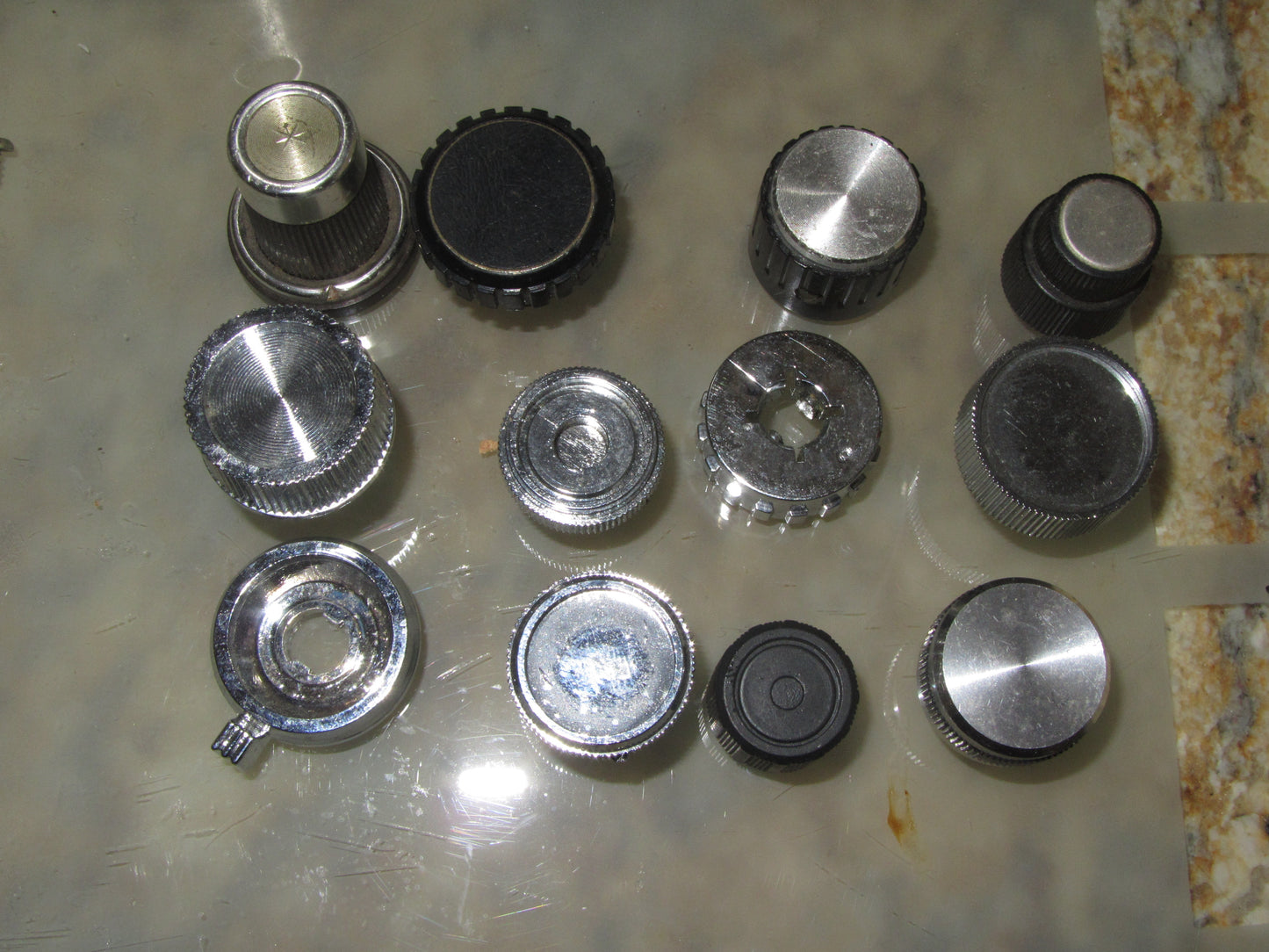 Selection of 12x Car Radio Knobs