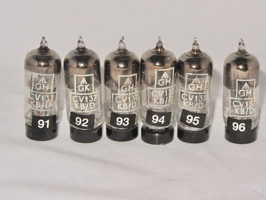 CV137, MULLARD,  MITCHAM, NEW BULK PACKED, EAC91, CV137 CV1804 CV4059 M8097 AUG 1951 MANUFACTURE