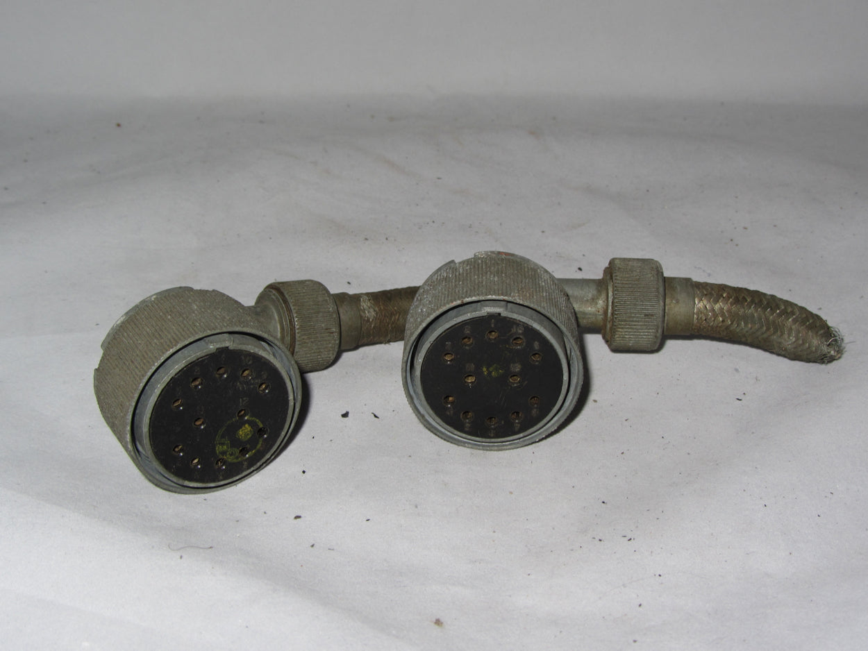 W309, W PLUG, PLESSEY CIRCULAR, CABLE PLUG, 2 WAY, AIR MINISTRY, 10H/1598, 10H/400, PL-Q165