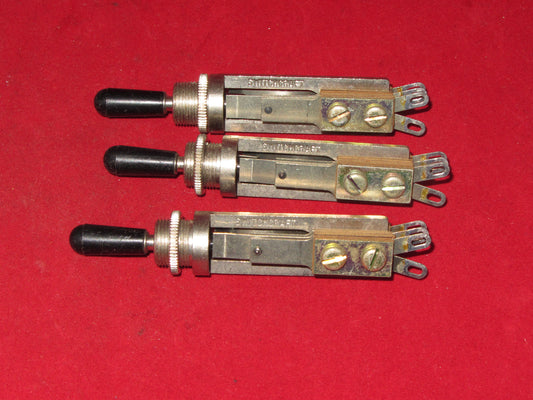 SWITCHCRAFT,  PUSH TO MAKE, NON LATCHING SWITCH, NOS