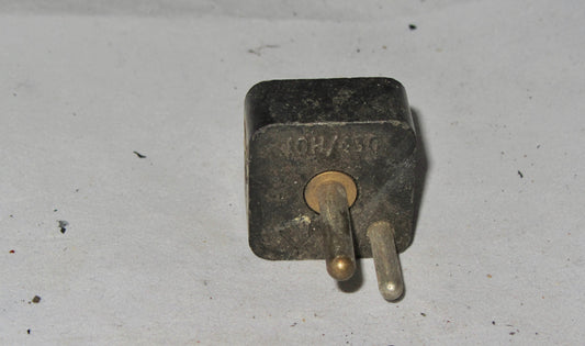 10H/430, 1 PIN, MALE, JONES PLUG, CHASSIS MOUNT,  T1154, R1155