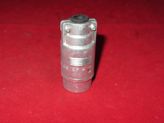 CANNON, ITT, EX BBC, EP4-11, EP4-12, CABLE MOUNT MAINS PLUG, 4 PIN SOCKET