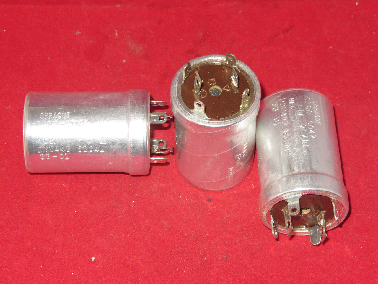 Sprague, 0180-0047, Agilent HP Capacitor, 500uF -10+50% @ 75V WKG, -20+85C, NOS