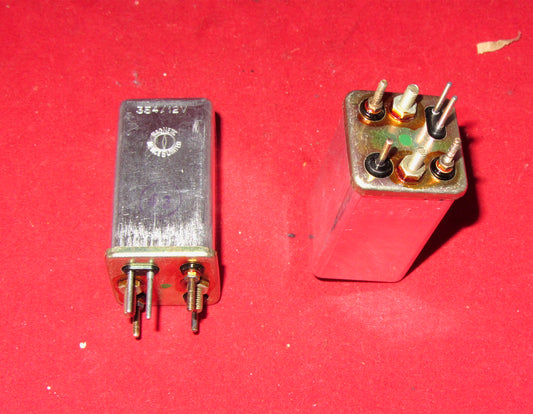 Relay, metal can, 1PDT, SPDT, 12V coil ,suitable for QRP HF, Magnetic Devices Ltd, 354/12V