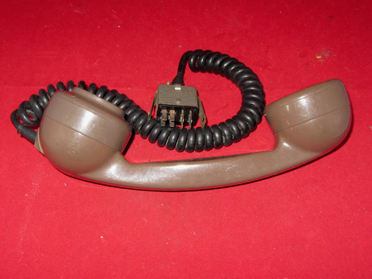 TELEPHONE HANDSET, NOS, PAINTON, CINCH ,JONES, 8 PiN MALE PLUG, PYE VANGUARD, PYE WHITEHALL