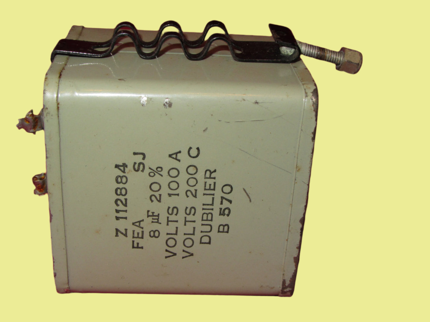 TCC, CAPACITOR CLIPS FOR , PAPER BLOCK, WAVY SPRING, PIO, CAPACITOR, 52mm LENGTH