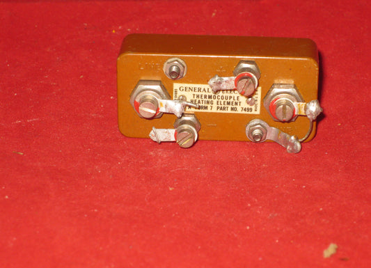 AN/ARC-5, Command Set, Panel Meter, Thermocouple Heating Element, Shunt, GE, 0.75A, Form 7, Part 7499