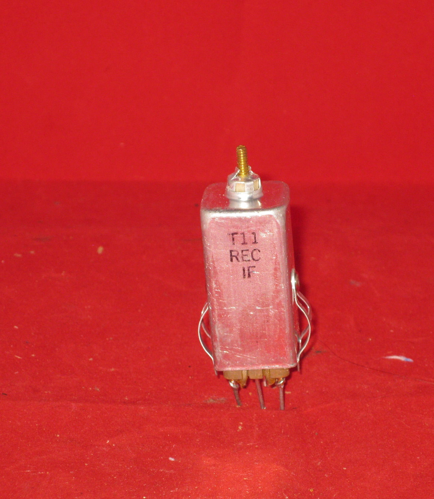IF TRANSFORMER, IFT, NEW, MARKED T11 REC IF, UNKNOWN MANUFACTURER