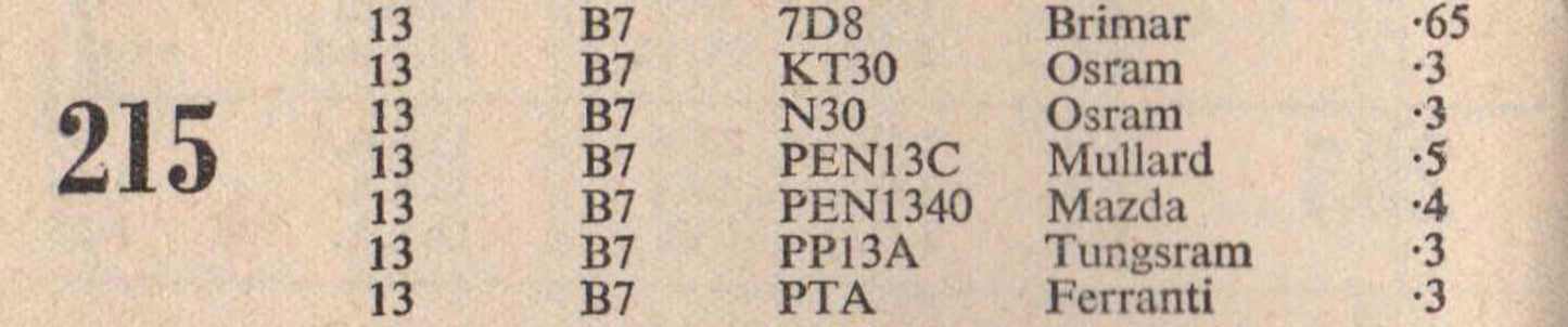 KT30,  OSRAM, NEW BOXED, Y13, CV3519, ZA4893