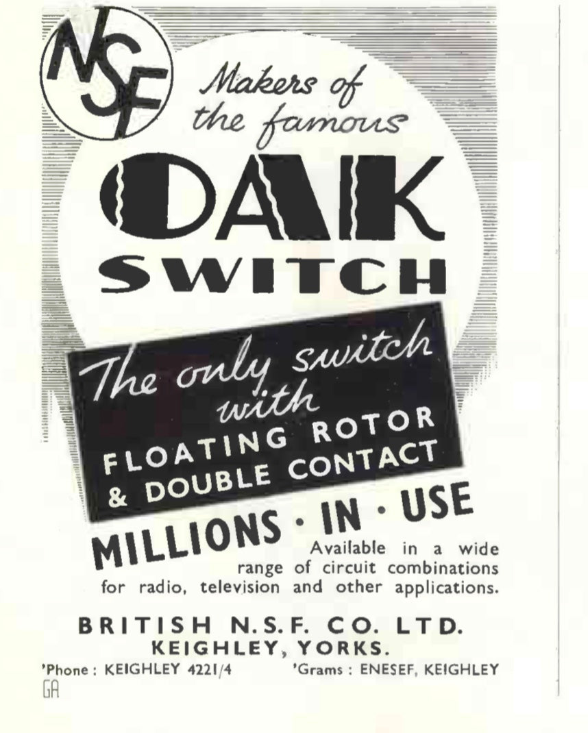 OAK NSF , DPST,  SWITCH, c/w MOUNTING BRACKET