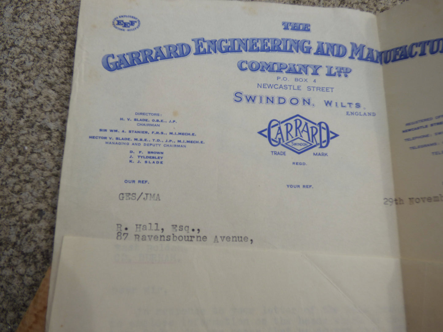 INSIST PN GARRARD FOR EXCITING MUSIC, VARIOUS ITEMS, GARRARD 301 TURNTABLE CONTENT