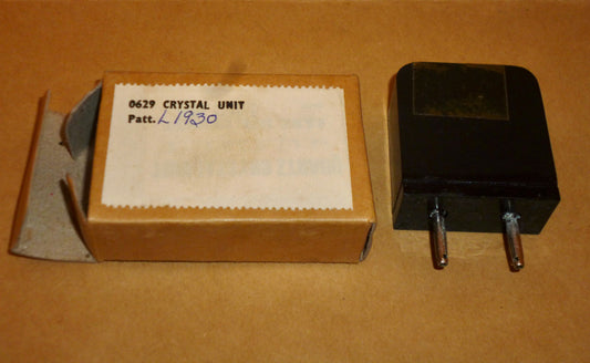 WW2 Crystal, 19mm Pin Spacing,, GEC, Suit B2 Spy Set, 1930 KHz,  Dated 1959, New Boxed