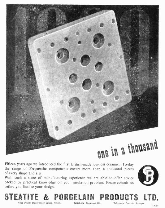 CERAMIC CABLE GUIDES, SINGLE , APPROX 30mm LENGTH, 6MM CABLE DIA