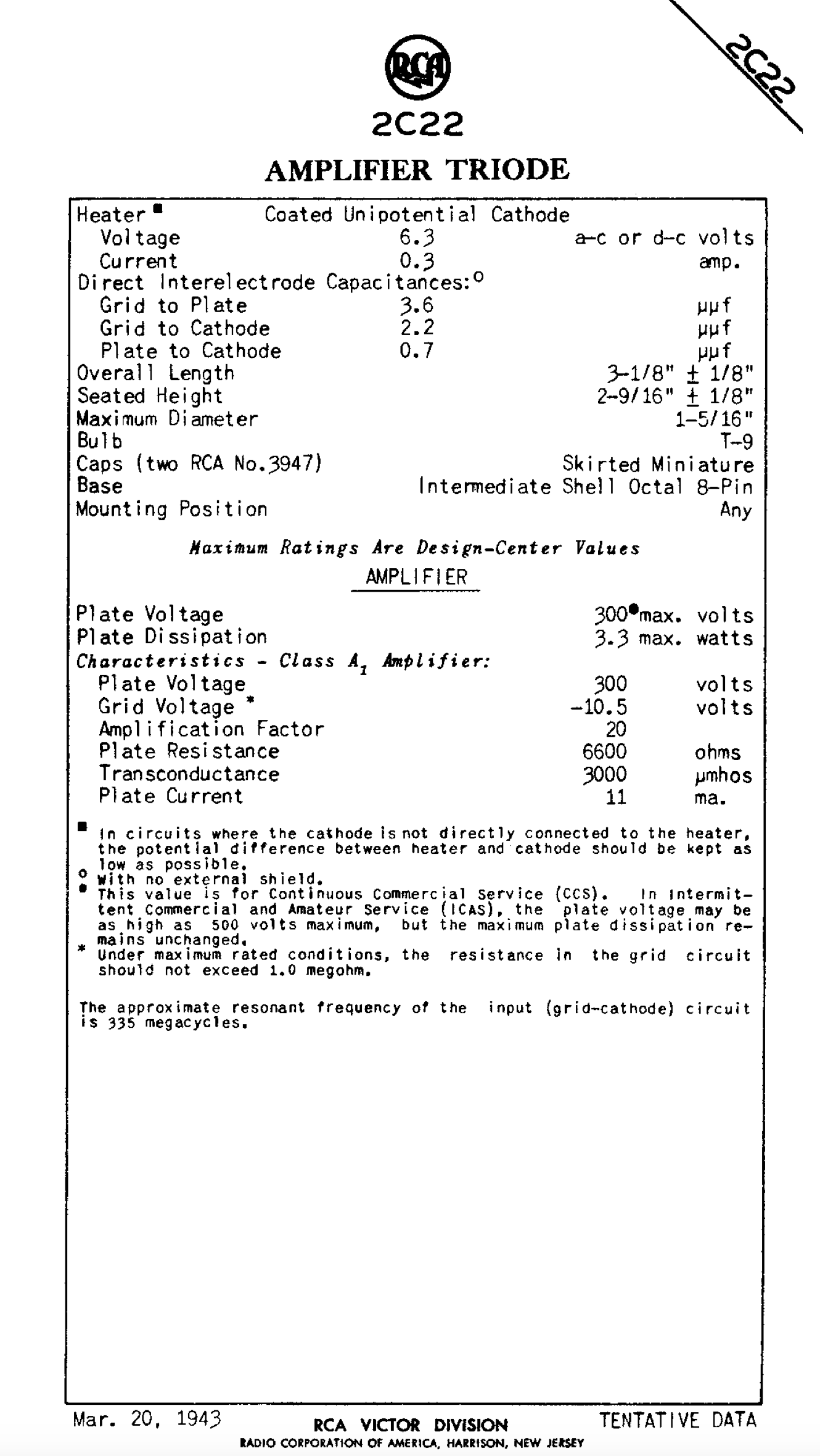 DET20, MARCONI, 7193, CV6, CV1135, ARP135, E1148, VT232, VR135, NR80, WS19, 19 SET, B SET,