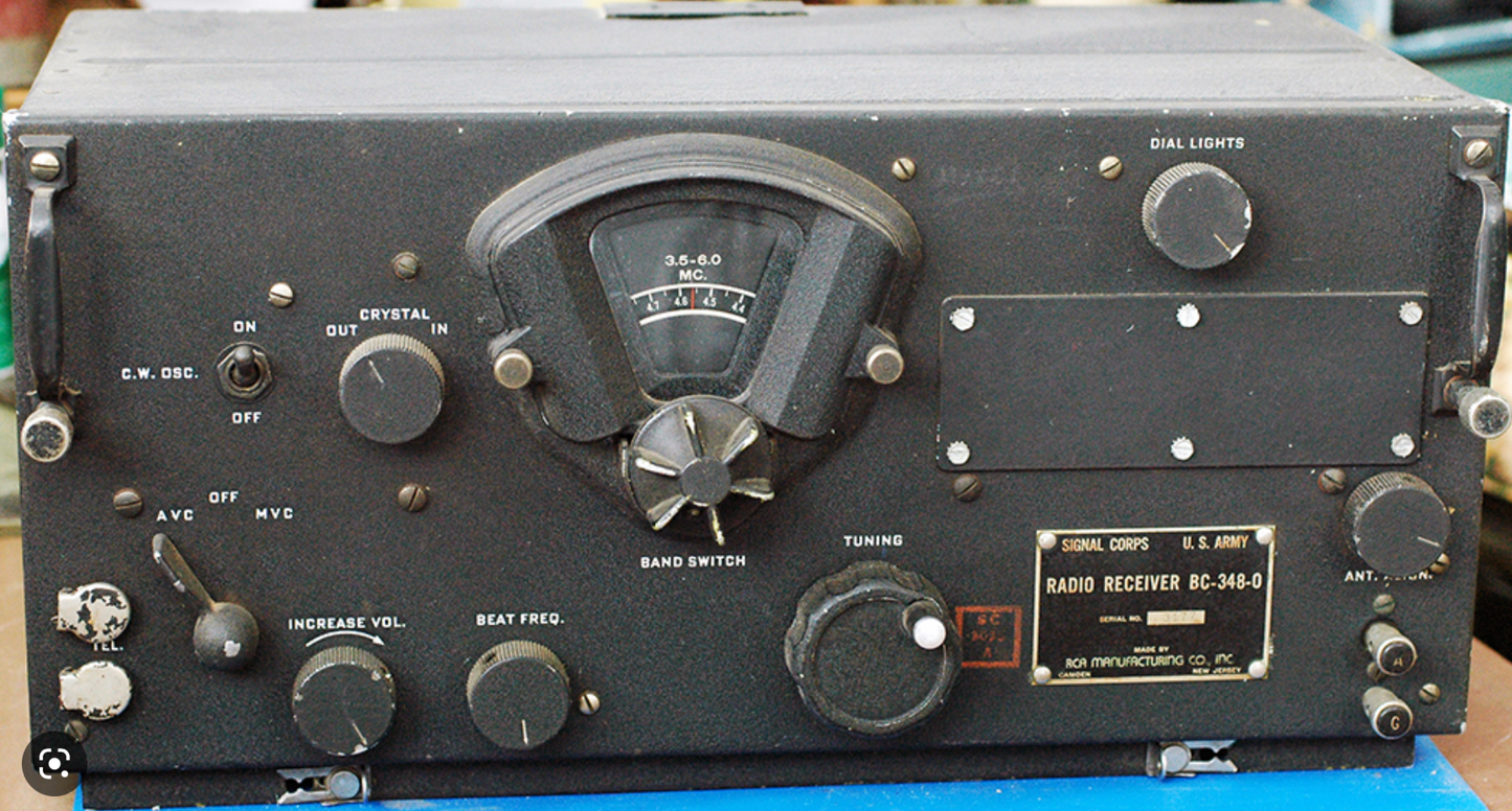 Cast aluminium knob, Knurled edge, 31mm Dia, 6mm Shaft, BC348 Receiver, BFO, Volume, Crystal, Dial Light