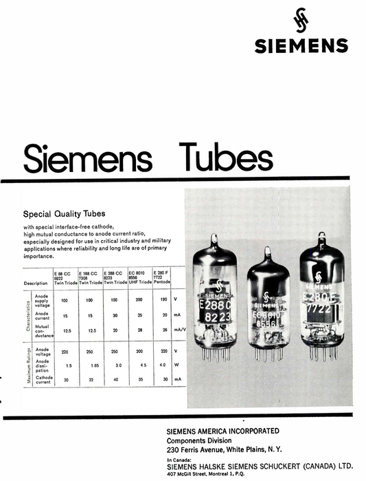 E280F, 7722, AMPEREX NEW BOXED FOR AUDION GOLDEN KNIGHT 300B SE AMP