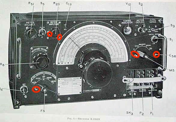 R1155, KNOB STOPS, REPRO RESTO ITEM
