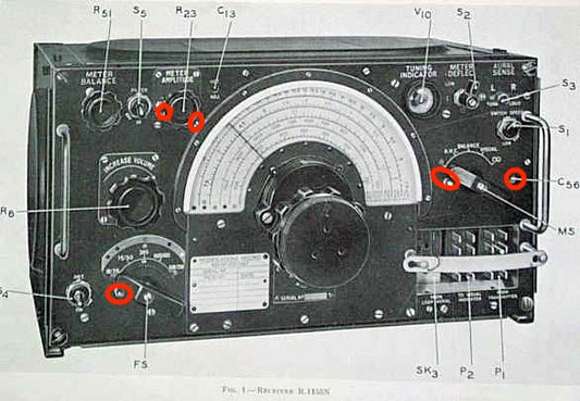 R1155, KNOB STOPS, REPRO RESTO ITEM