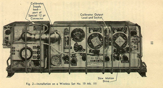 CRYSTAL CALIBRATOR FOR WS 19 BY CANADIAN MARCONI DATED 1943