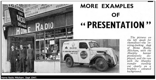 HERE'S A NICE RADIO DISPLAY FOR EASTER