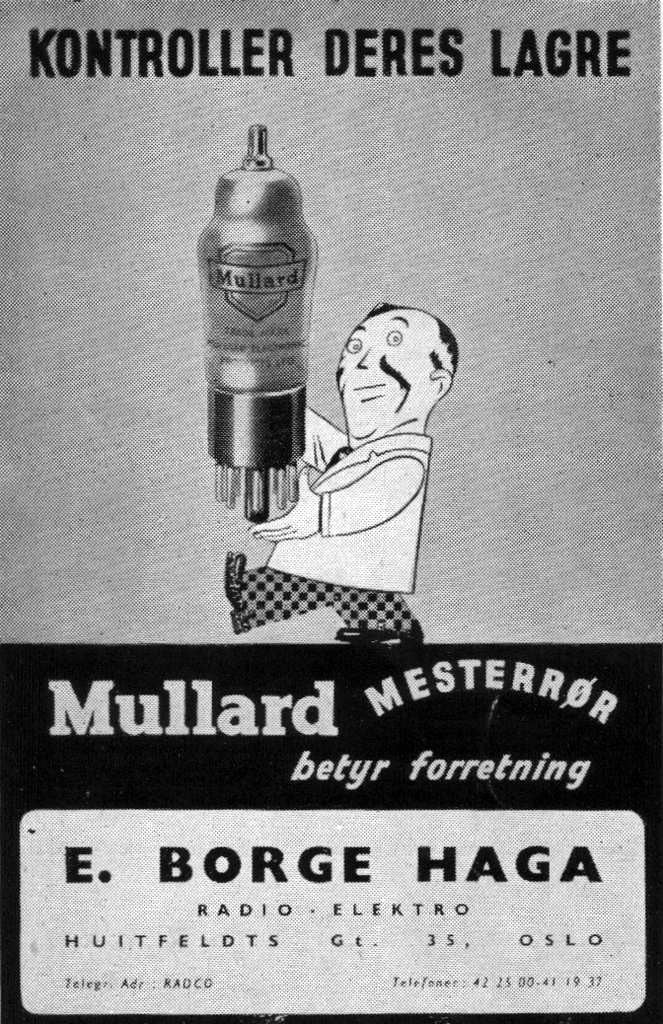THE MULLARD HIGH SPEED VALVE TESTER - AT THE DEALER NEAR YOU - NOW! -