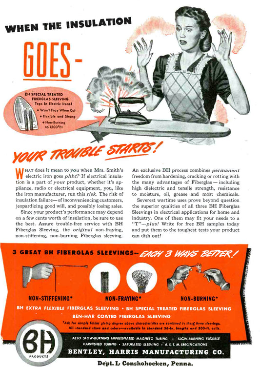 WHEN THE INSULATION GOES, THE TROUBLE STARTED IN 1944!