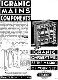 IGRANIC ELECTRIC COMPANY