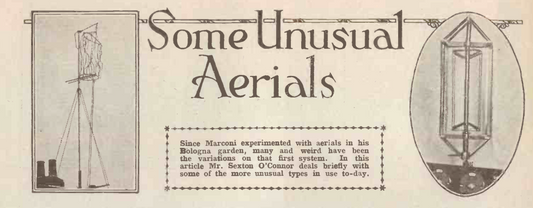 SOME UNUSUAL AERIALS FROM 1926