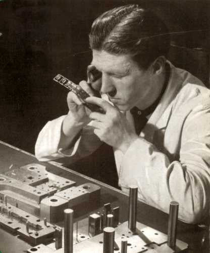 TOOLMAKERS AT MULLARD & TV BAND III IN 1954