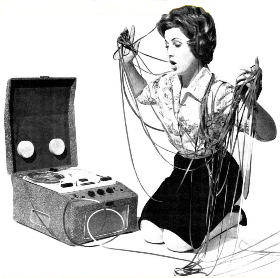 DESIROUS WOMEN AND TAPE DECKS BY FERROGRAPH, BRENELL & OTHERS DURING THE LATE 50'S!