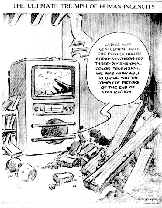 THE END OF THE WORLD WILL BE ON TELEVISION