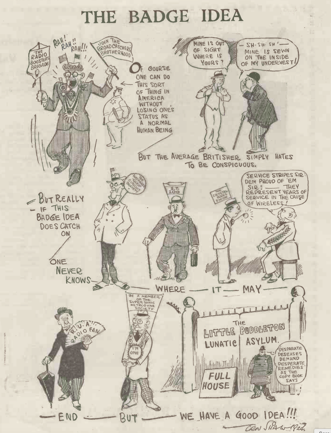 THE BADGE IDEA - LETS WEAR A BADGE AT A RADIO RALLY!