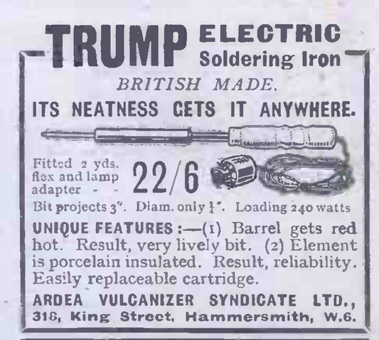 DONALD HAS NOW GONE BYE-BYE BUT HOW ABOUT A PRESIDENTIAL SOLDERING IRON THAT TRUMPS A WELLER?