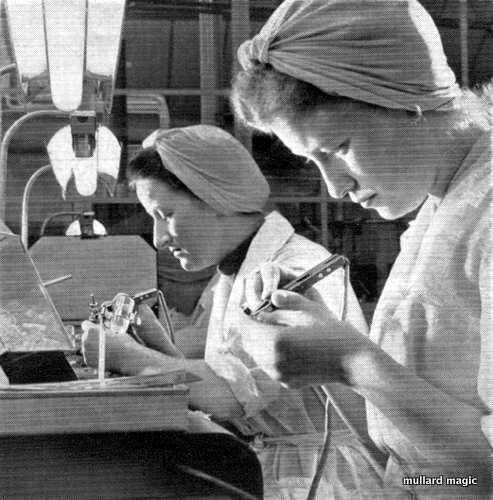 VALVE TYPES & MANUFACTURING TECHNIQUES (xi) - B7G & B9A VALVE ASSEMBLY - ELECTRODE CAGE ASSEMBLY