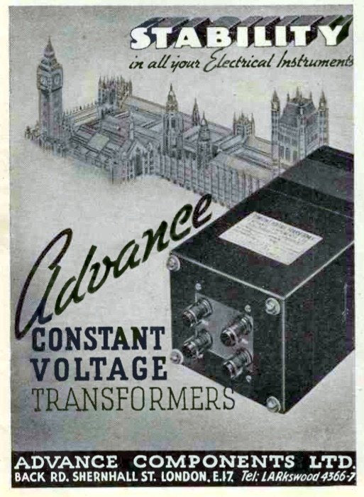 STABILITY IN ALL YOUR ELECTRICAL INSTRUMENTS IN 1943 AND 2017