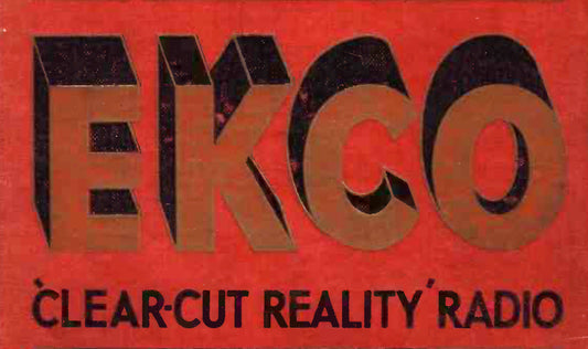 ERIC'S EKCO AND OTHER ECHOES SUCH AS ECCO AND ECKO!  PART 4  - FINALLY WE GET TO THE ECHOES!