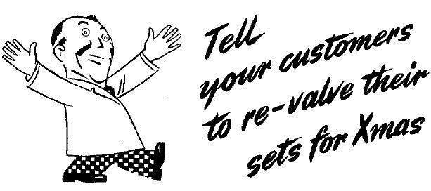 A YULETIDE BOOST FOR  RECEPTION, RE-VALVE WITH MULLARD MAGIC