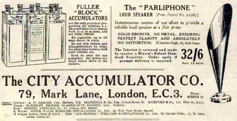 PARLIPHONE OR PARLOPHONE