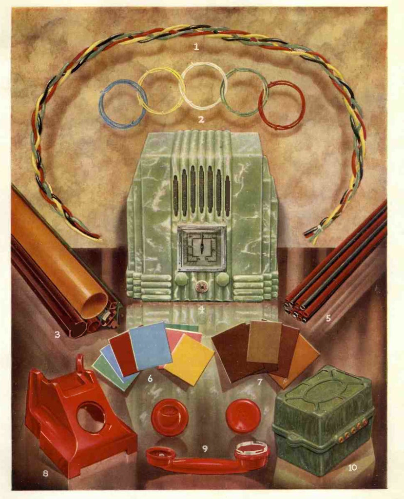 PLASTICS USED IN RADIO MANUFACTURE 1929 ONWARDS