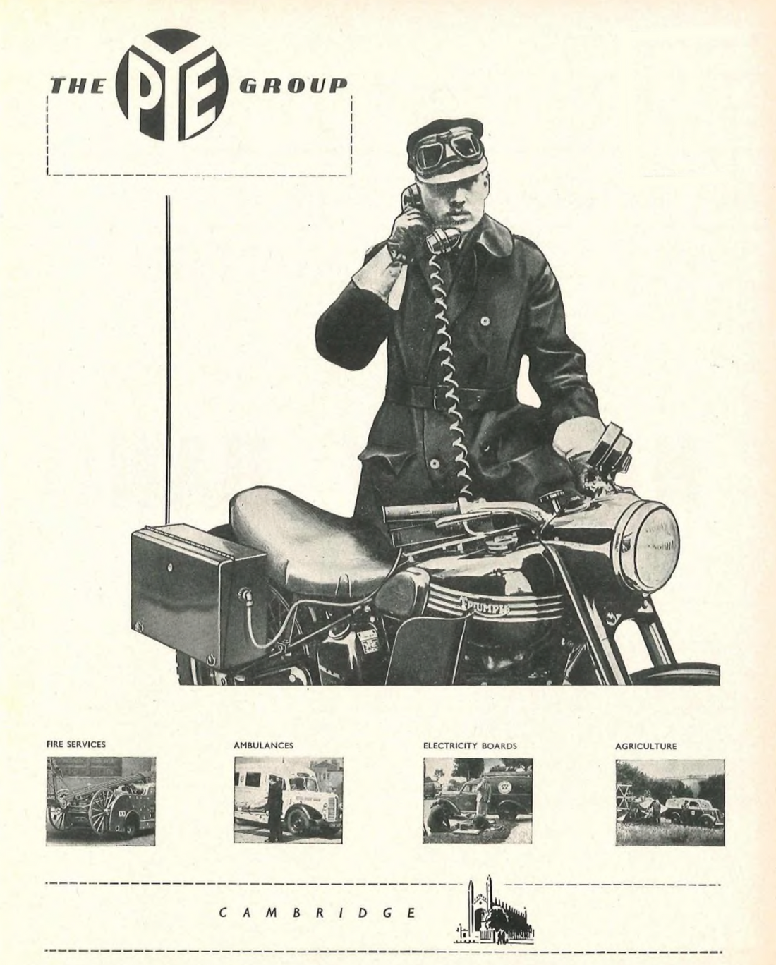 TRAFFIC COP NEEDS MORE PYE IN 1958