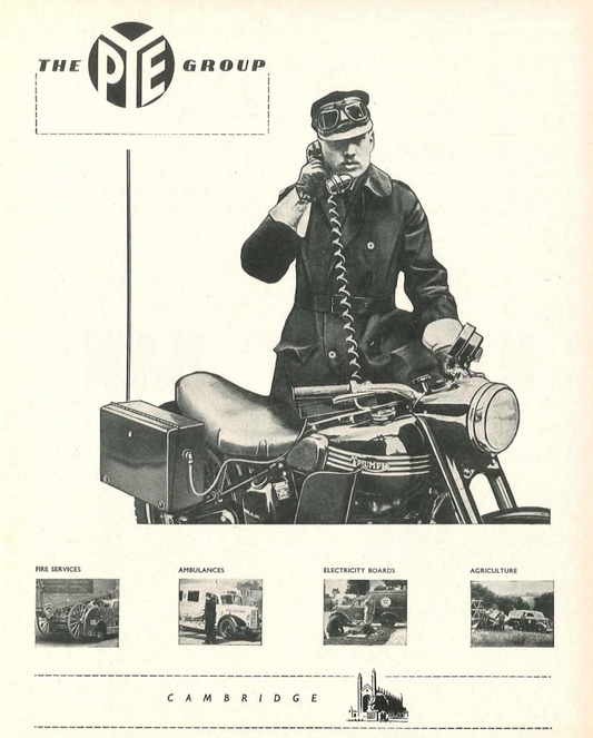 TRAFFIC COP NEEDS MORE PYE IN 1958