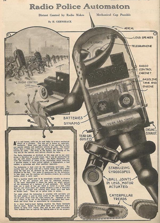 LETS SEE WHAT BITS YOU RECOGNISE IN THIS 1924 ROBOCOP